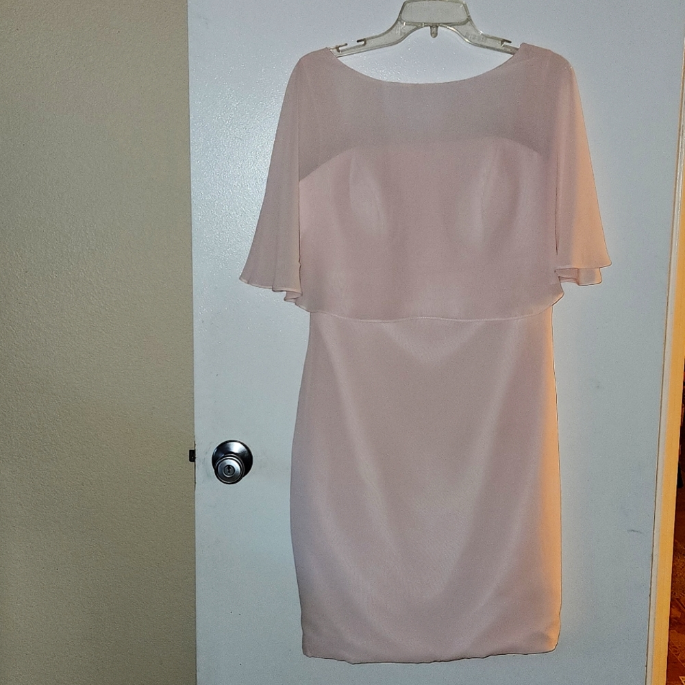 JJ House size 12 blushing pink special occasion dress
